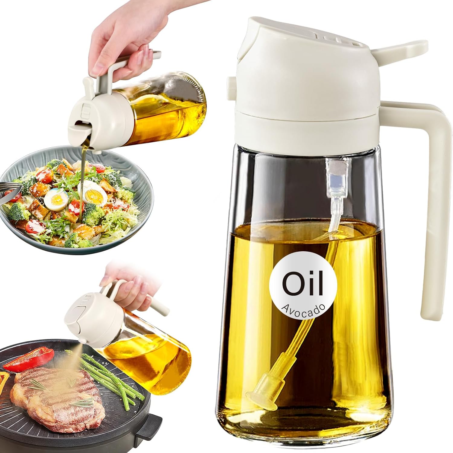 Detalle de YARRAMATE 16oz Olive Oil Sprayer 🍶