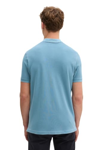 Detalle de Marc O’Polo Polo-Shirt kurzarm mit Stretch – Shaped Fit, Murphy Marine, 3XL