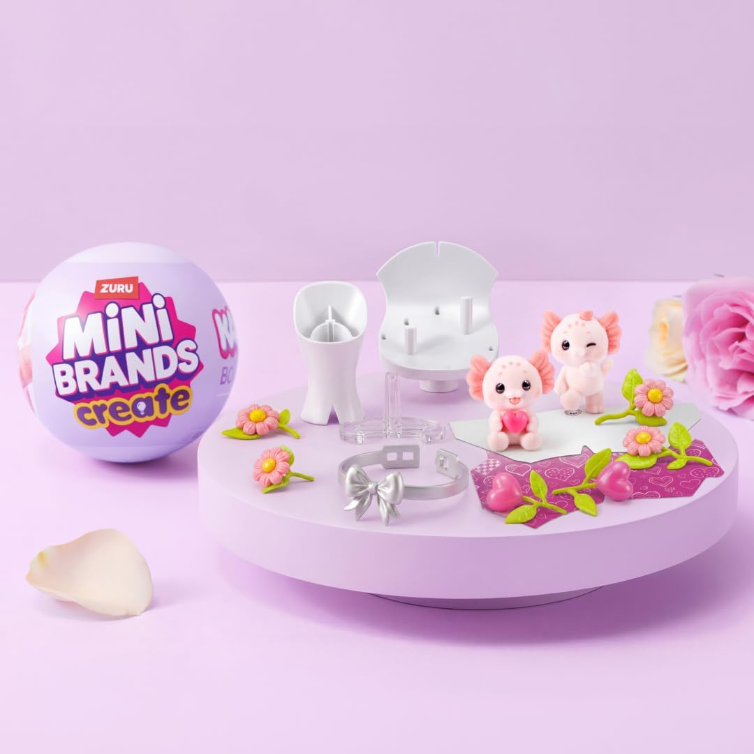 Detalle de Mini Brands Mini Kawaii Bouquet Capsule Series 1 miniature animal bouquet