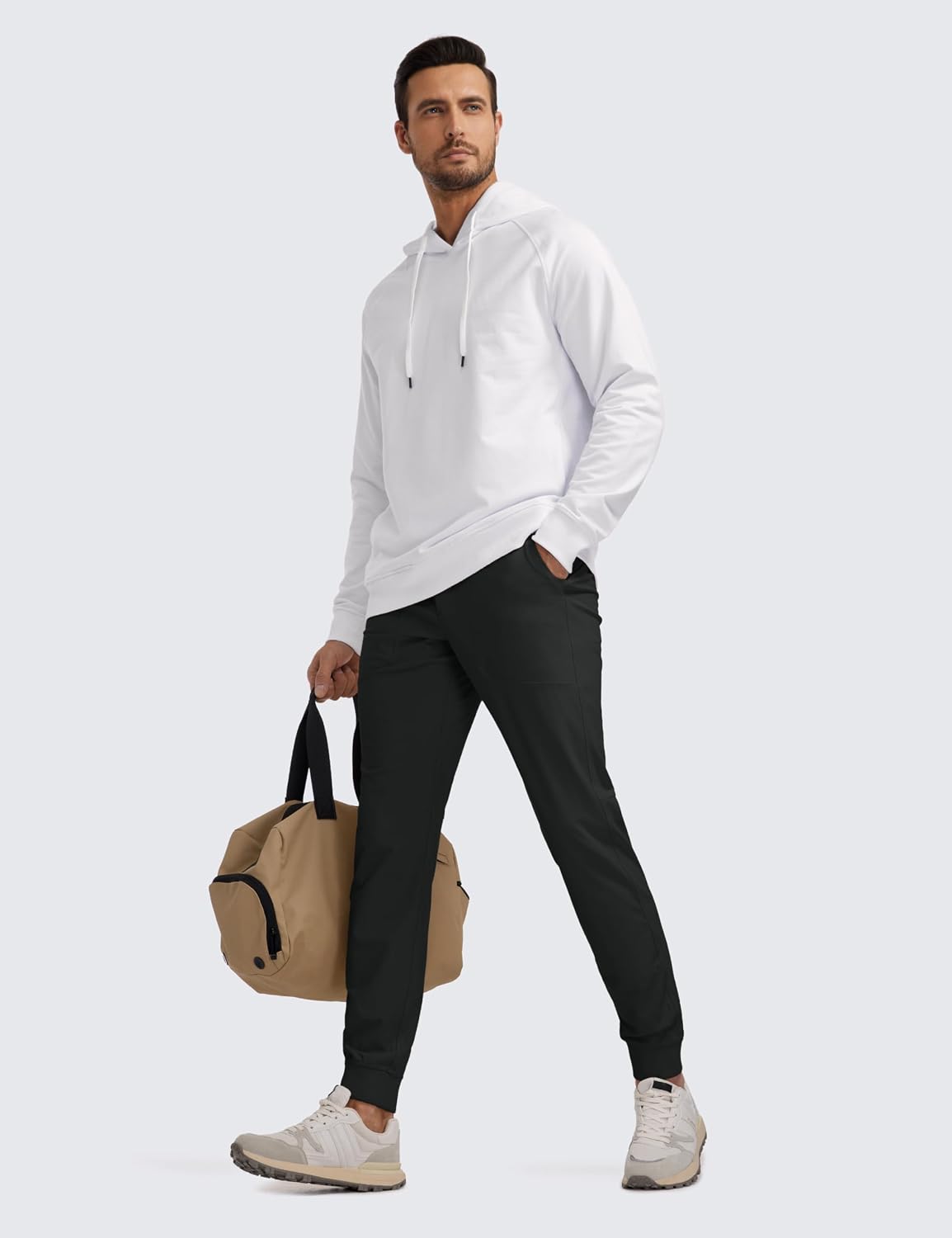 Detalle 2 de CRZ YOGA NS018S30 Men's Pull-On Golf Joggers, Stretch Polyester, Elastic Waist