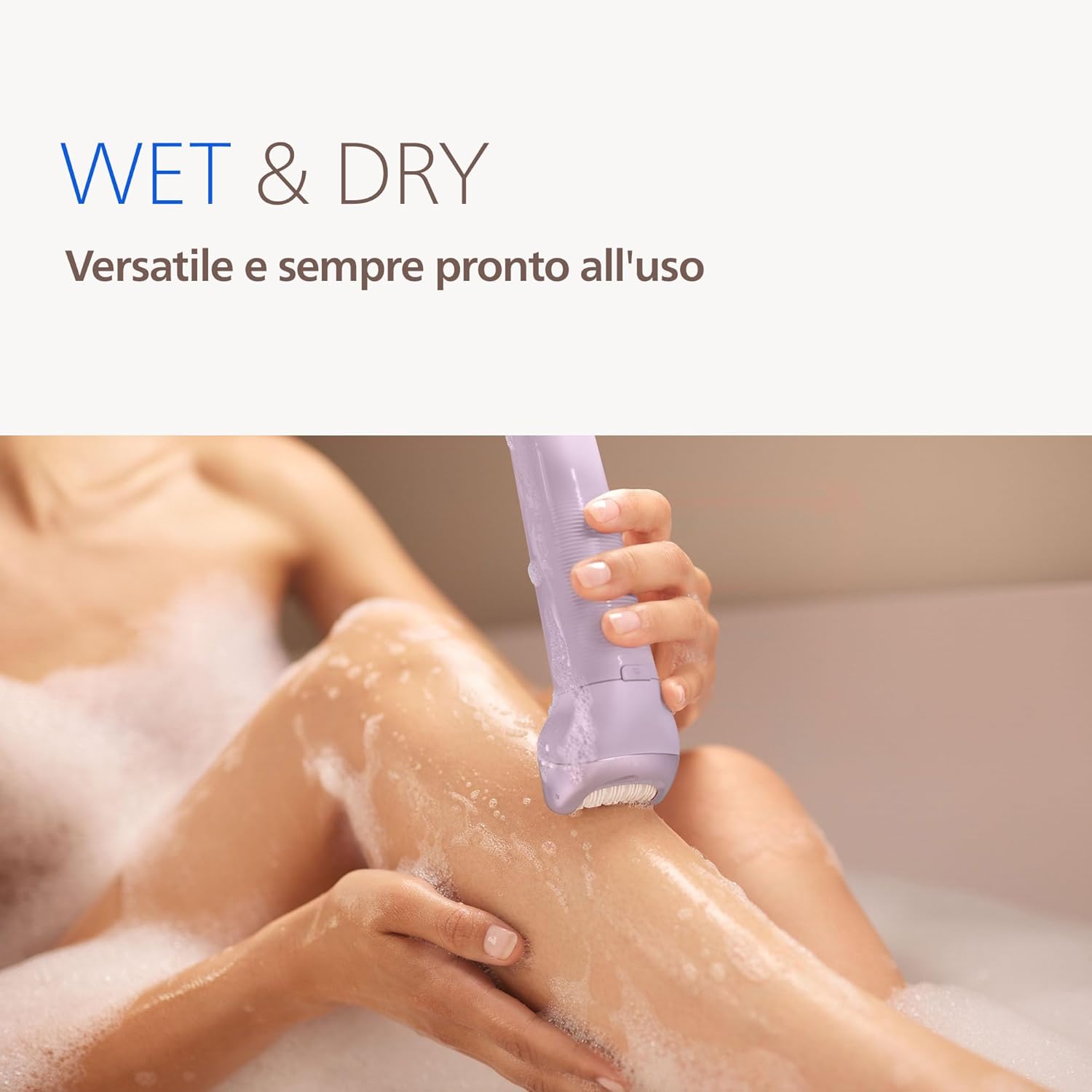 Thumbnail 6 de Philips Epilatore Serie 9000 BRE728/00: epilazione efficace e cura del corpo senza fili