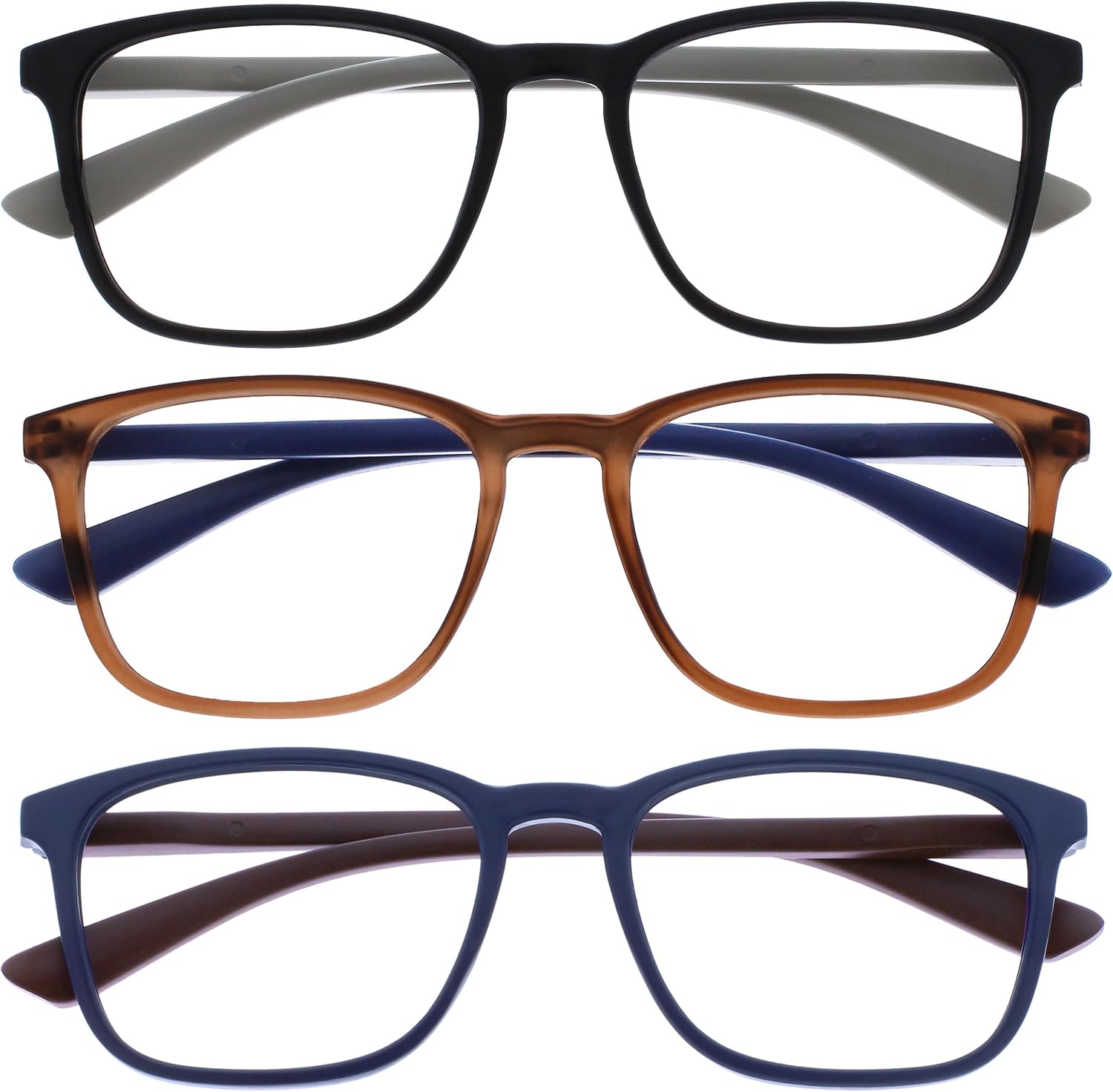 Detalle de OPULIZE Max R78 – okulary do czytania z dużą prostokątną oprawką unisex