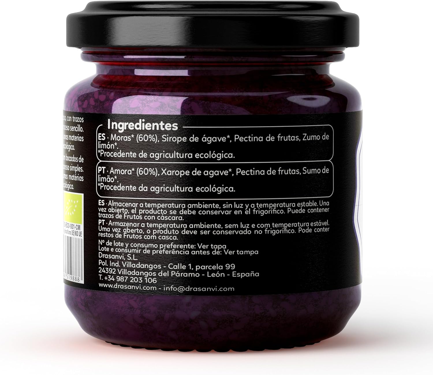 Detalle de Drasanvi Mermelada Extra Mora 260 g 🍓