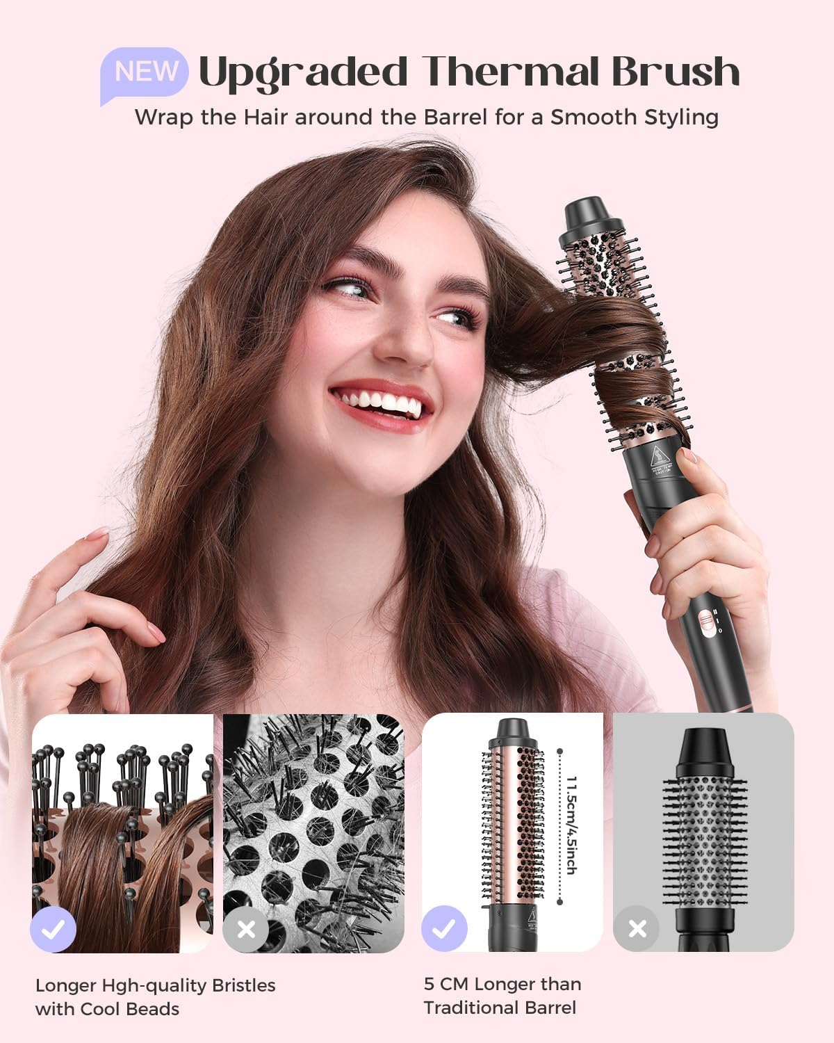 Thumbnail 5 de Lopeie 5-in-1 Curling Iron 1/2–1½" set 💇♀