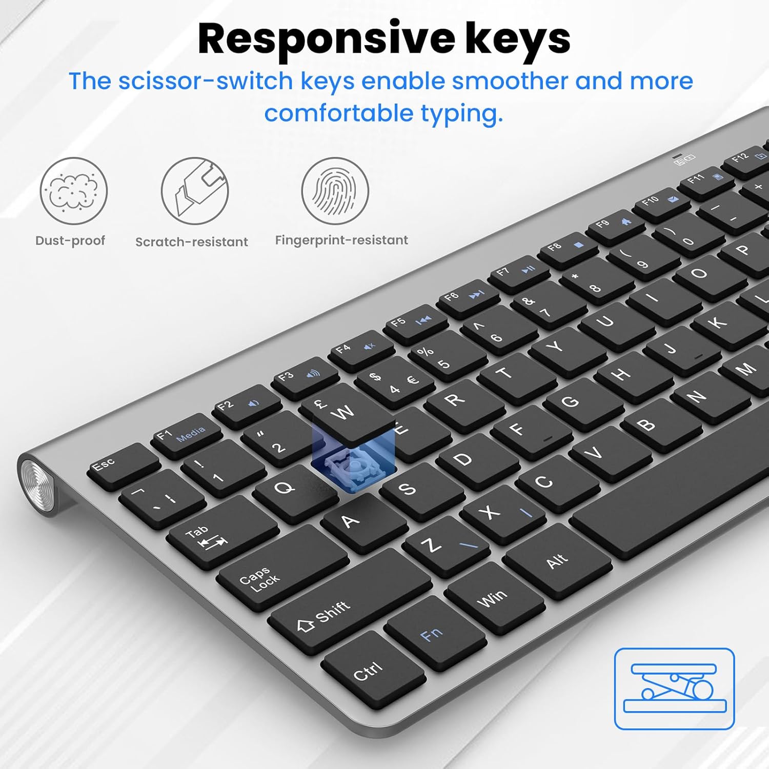 Thumbnail 1 de PINKCAT Mini Wireless Keyboard and Mouse