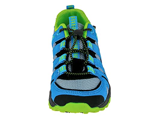 Thumbnail 2 de Lico Unisex Fremont Trekking-& Wanderhalbschuhe Grau Blau Lemon (Größe 34 EU) – Schnellverschluss, mehrfarbiges Muster