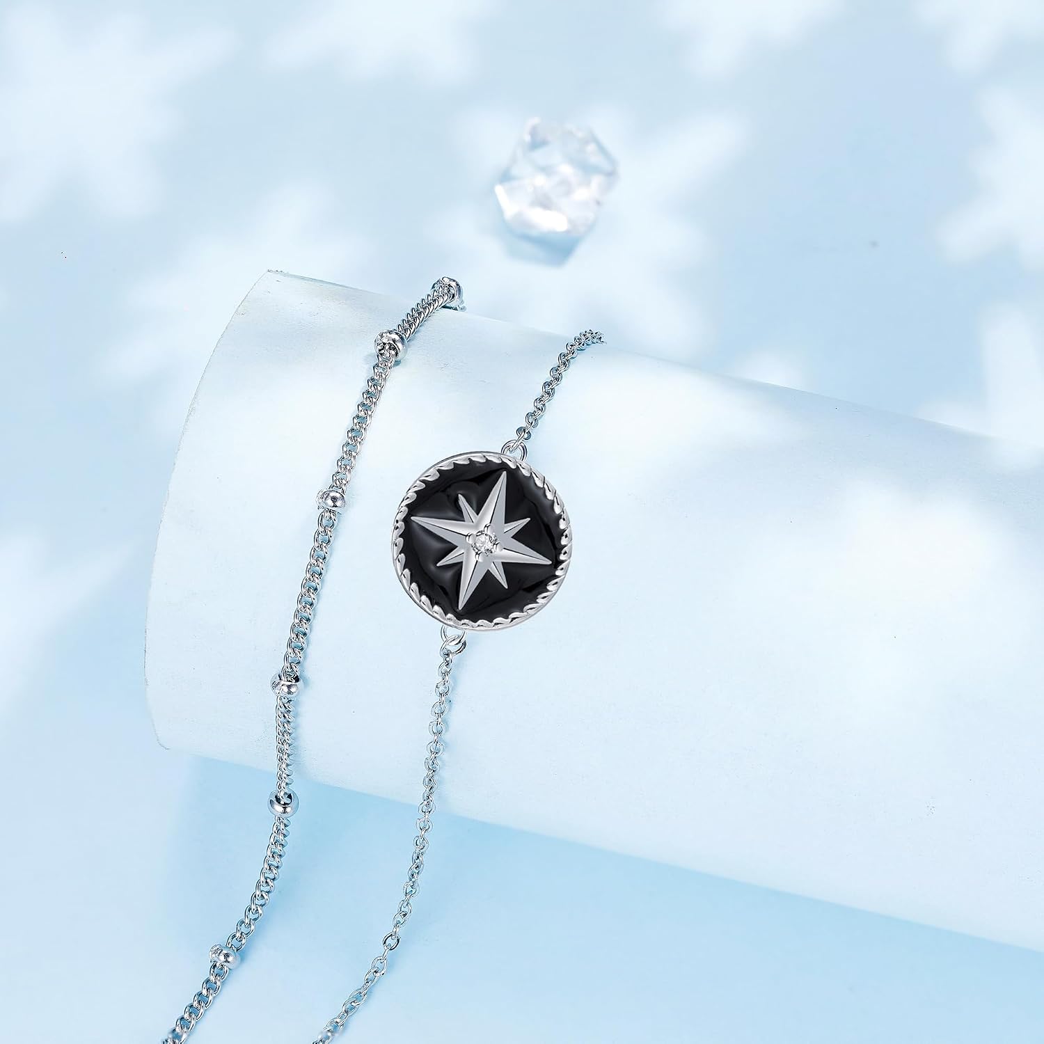 Thumbnail 1 de BerriBling Armband Damen 925 Silber Doppelkette