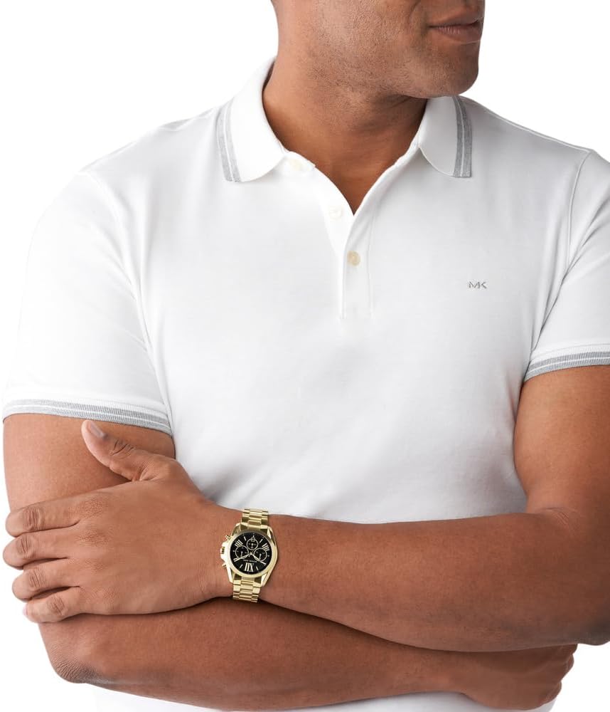 Thumbnail 1 de Michael Kors Orologio Bradshaw da donna, cronografo al quarzo, cassa 44 mm e cinturino in acciaio dorato