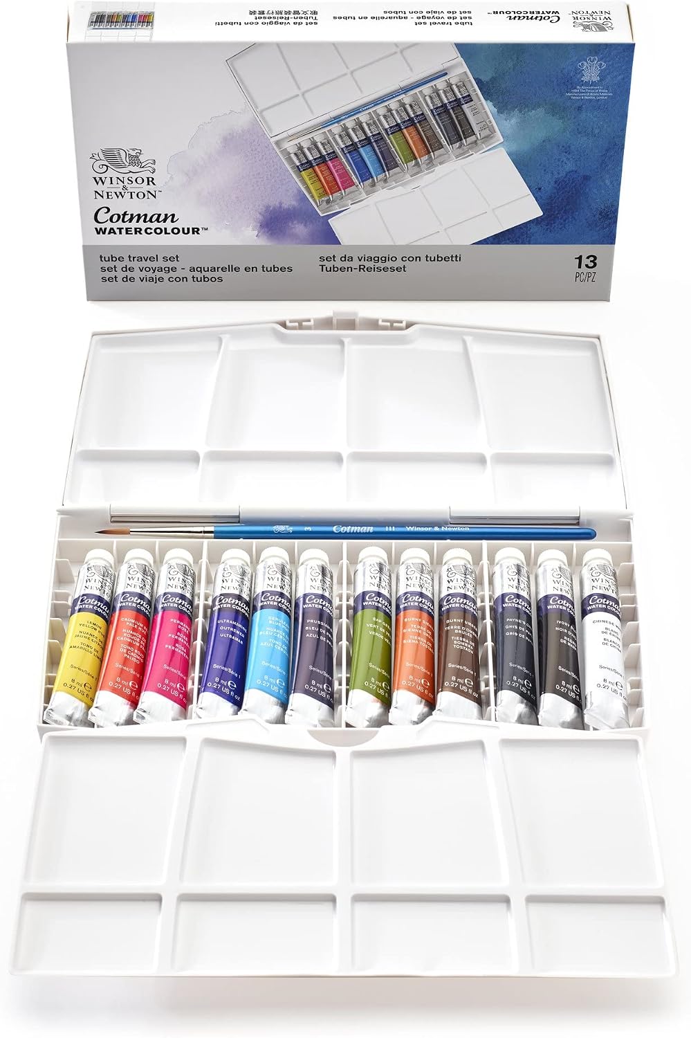 Detalle de Winsor & Newton Cotman Set de Voyage Aquarelle (12 tubes x 8 ml)