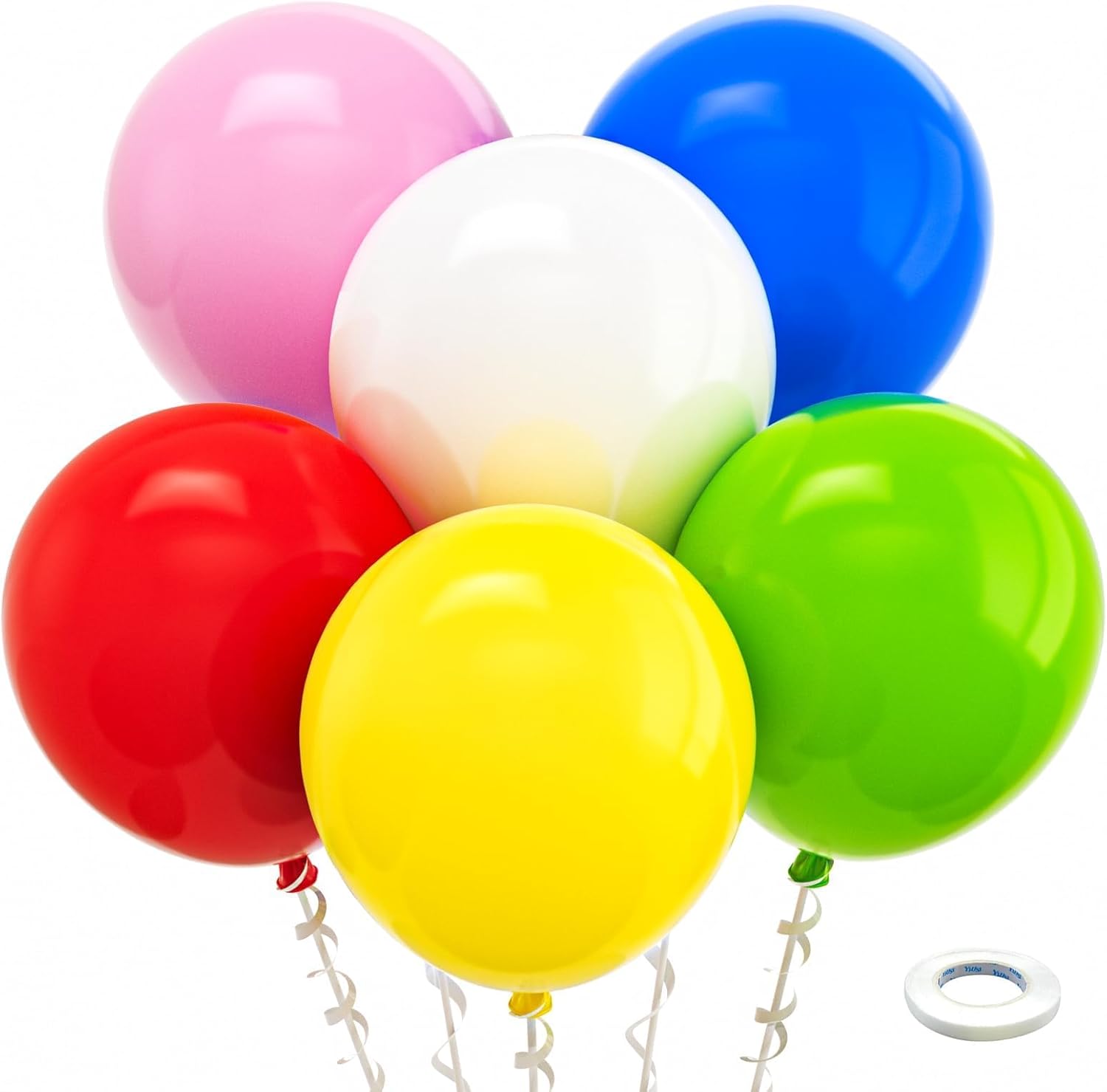 Thumbnail 6 de Bezente Tan Latex Party Balloons – 100 Pack, 12-Inch Dark Coffee Brown Boho Neutral