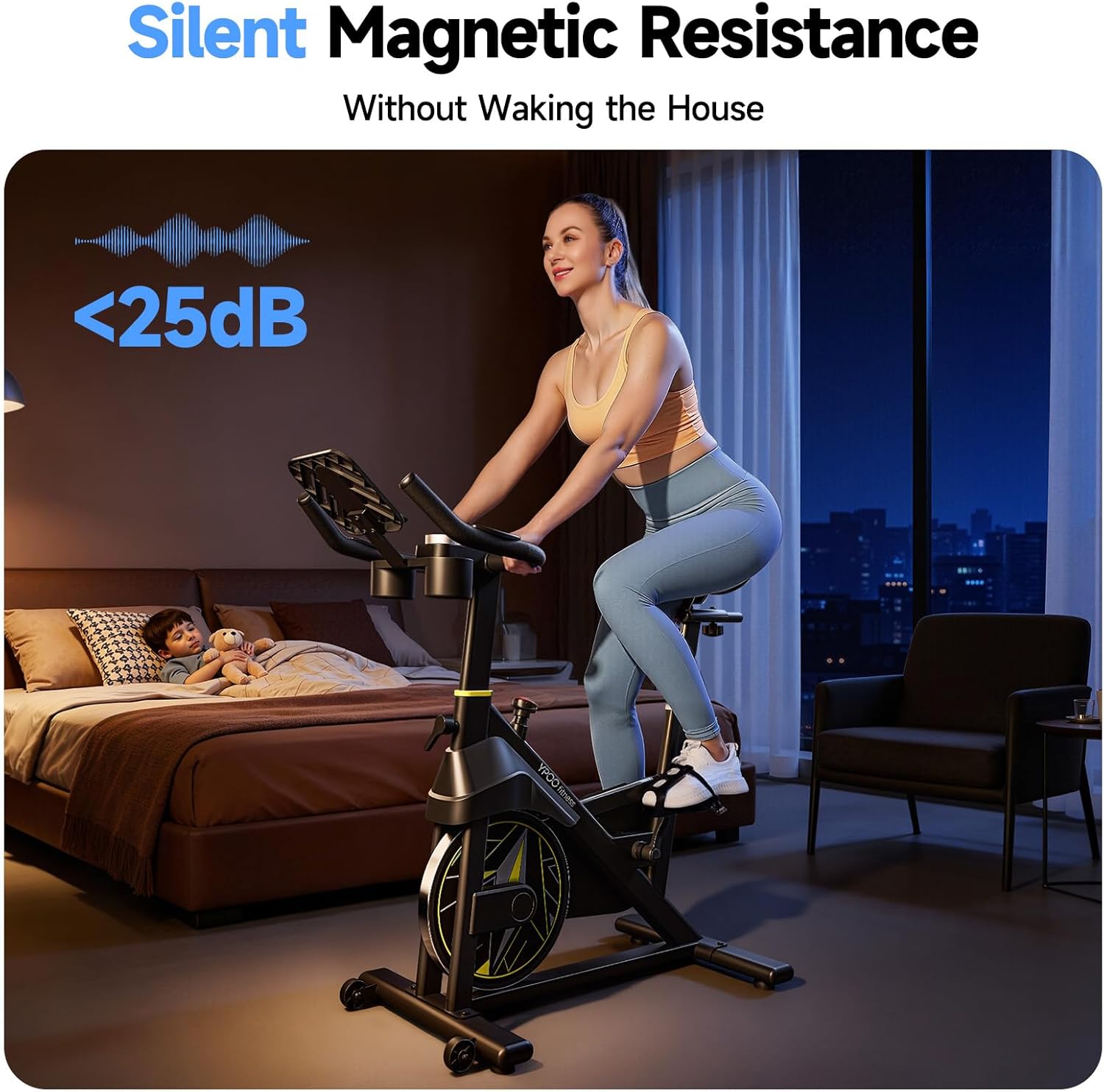 Thumbnail 5 de YPOO Exercise Bike 330 lb