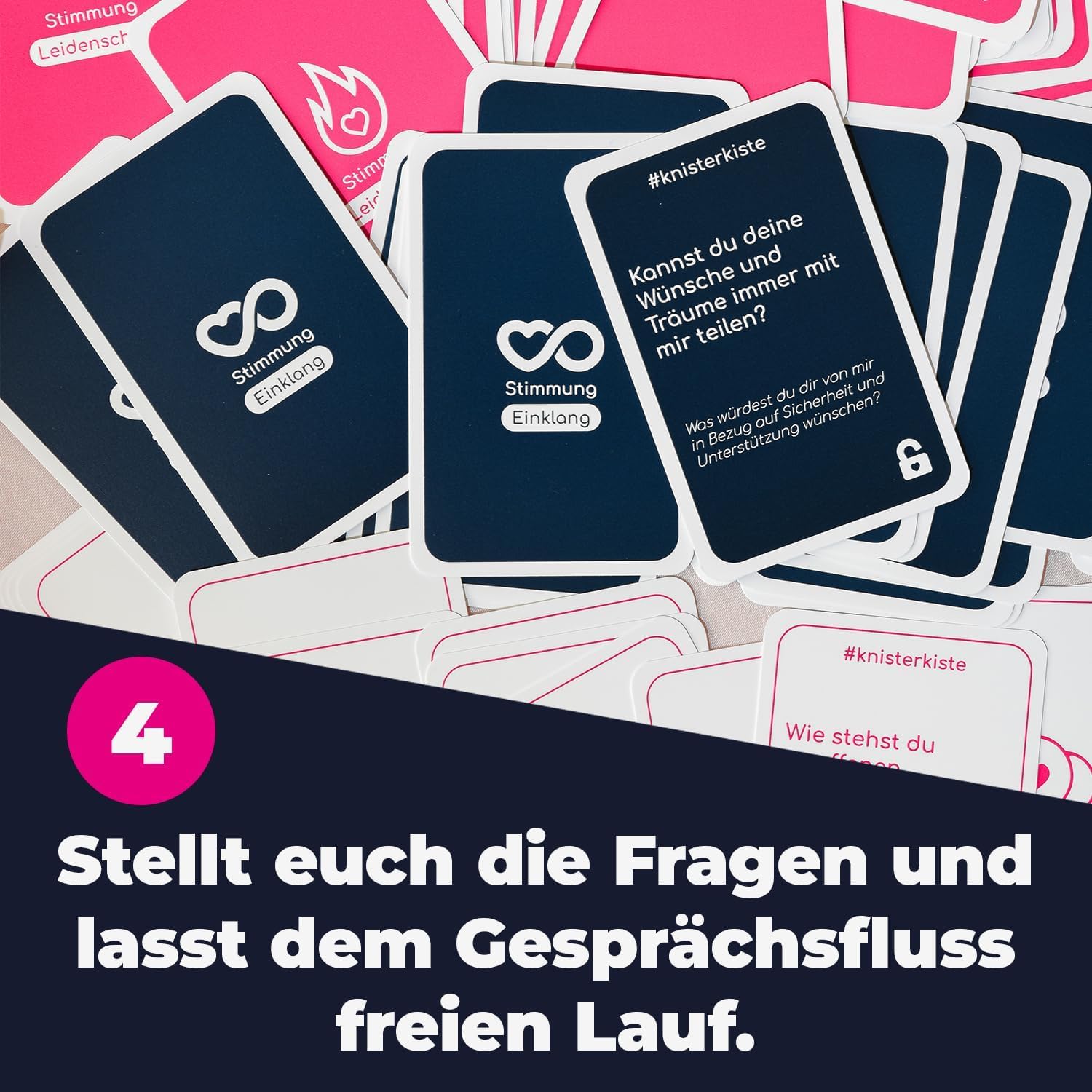 Detalle de ATM Gaming KNISTERKISTE – Für Paare: 180 Fragen, Aktionen & Lose als Liebesgeschenk