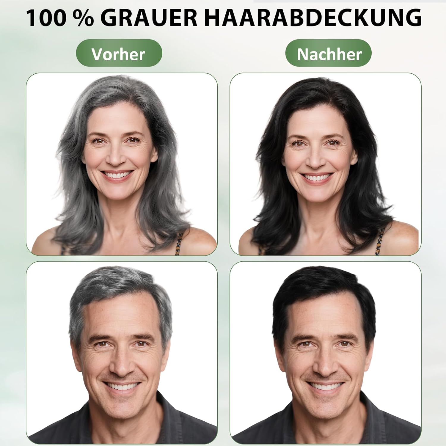 Thumbnail 2 de Schwarz Haarfärbeshampoo Haarfarbe Schwarz
