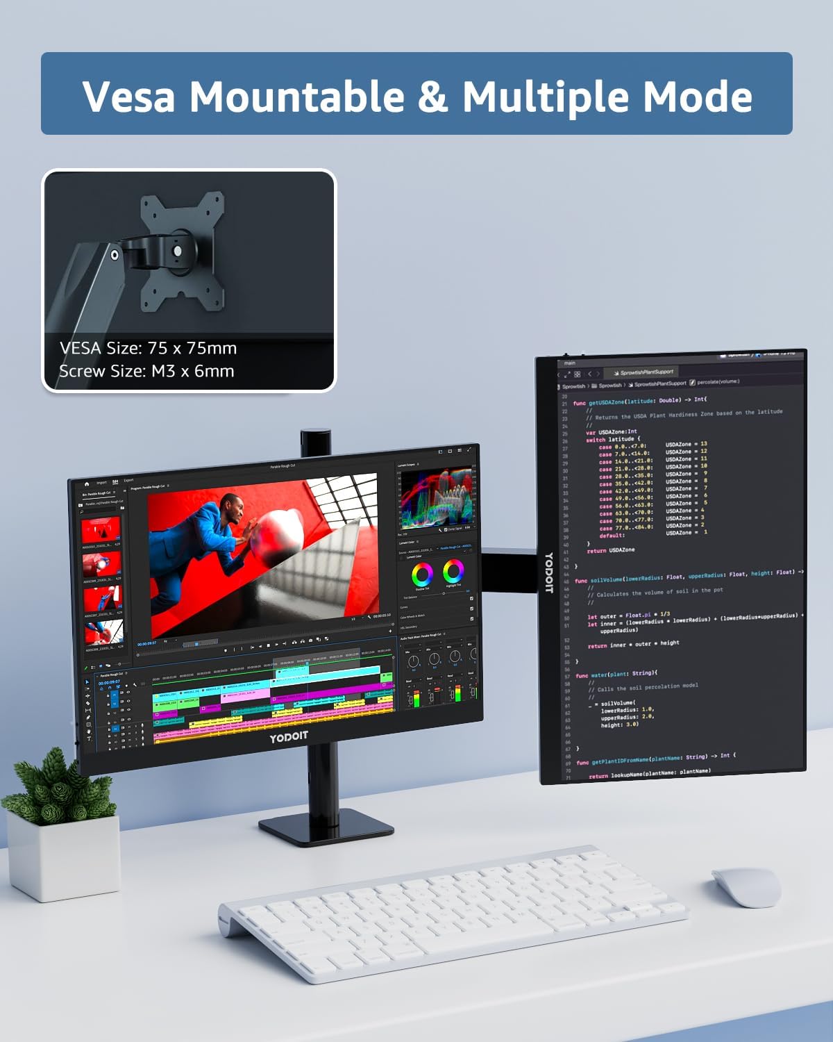 Thumbnail 6 de Yodoit Portable Monitor 14" – 1080p IPS Second Screen for versatile on-the-go setups