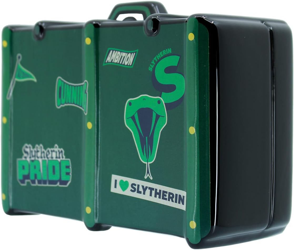 Detalle 1 de Enesco Slytherin Coin Bank, 4.5-Inch