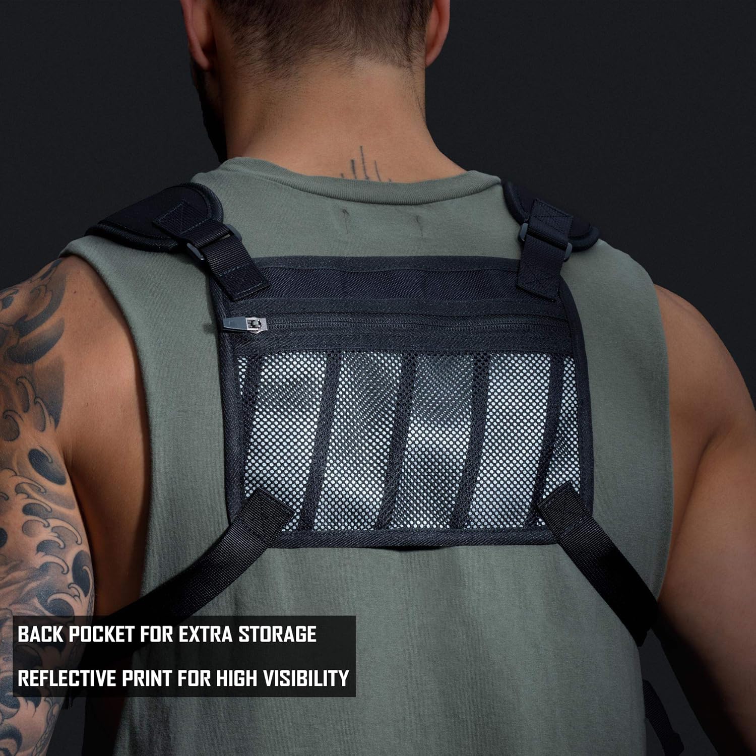 Thumbnail 5 de MVRK Water Resistant Chest Pack running vest