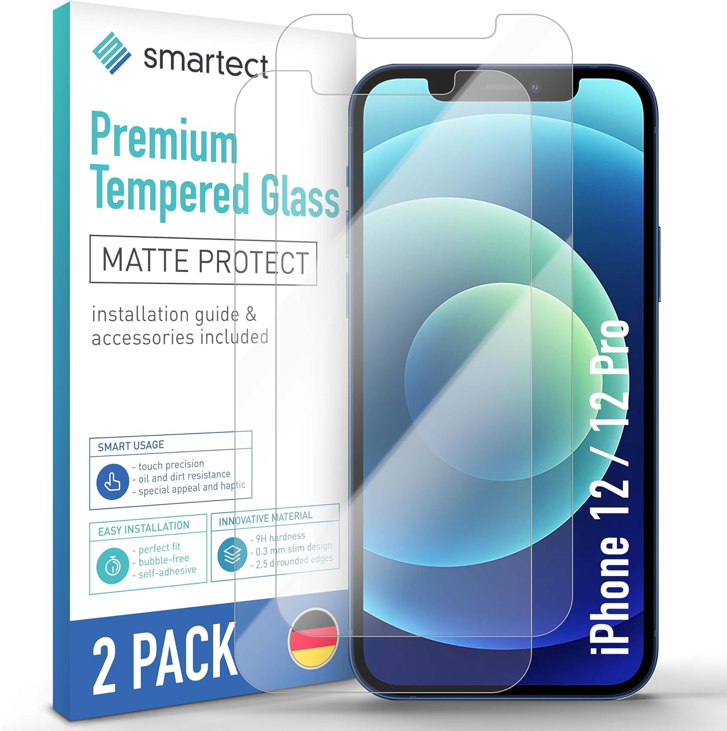 Detalle de smartect Verre Trempé Mat iPhone 12/12 Pro
