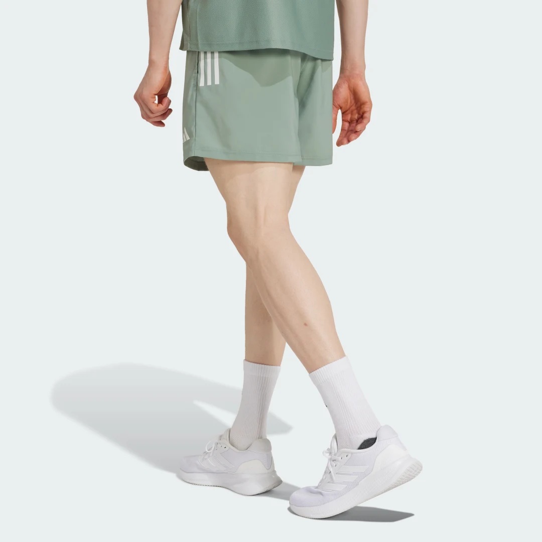 Thumbnail 1 de Pantalón corto Own The Run de Adidas: cómodo para running y entrenos, en verde