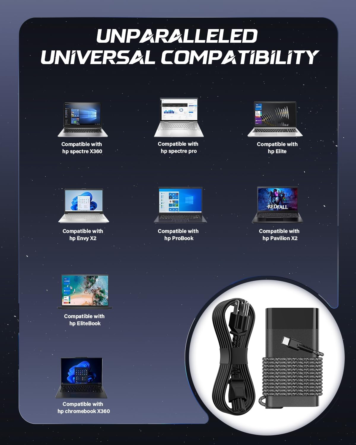 Thumbnail 5 de Westfly USB-C Laptop Charger 65W