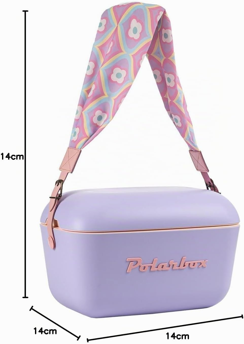 Thumbnail 3 de Sangle rétro classique interchangeable Polarbox – 20 L et 12 L, rose