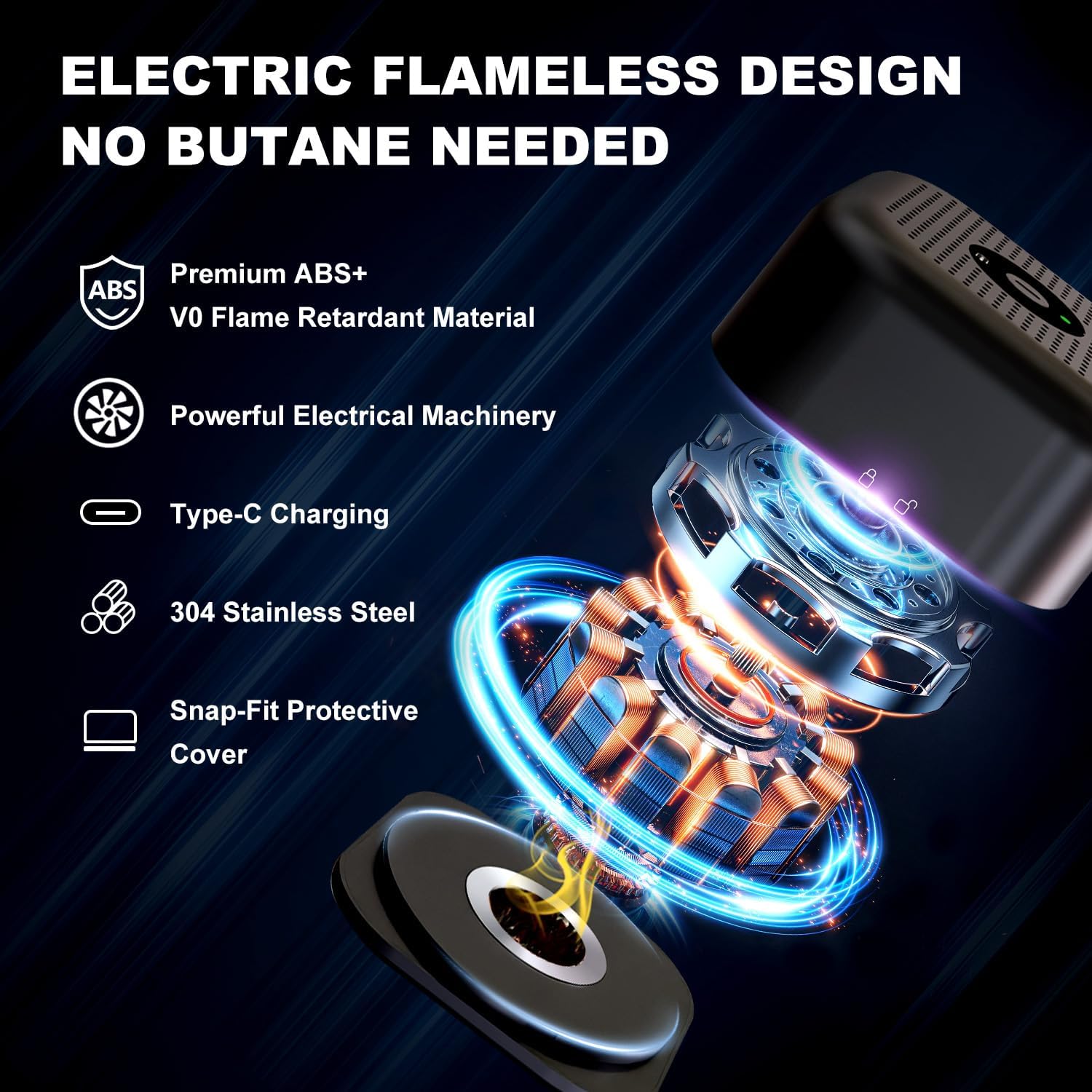 Detalle 2 de Kit fumoir Saturn électrique pour whisky