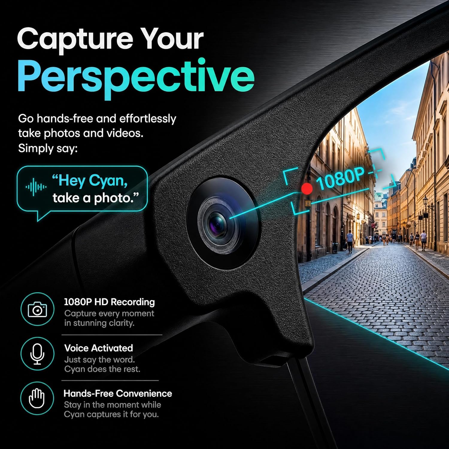 Thumbnail 6 de 4K Camera Smart Glasses with AI Translation and Open-Ear Audio