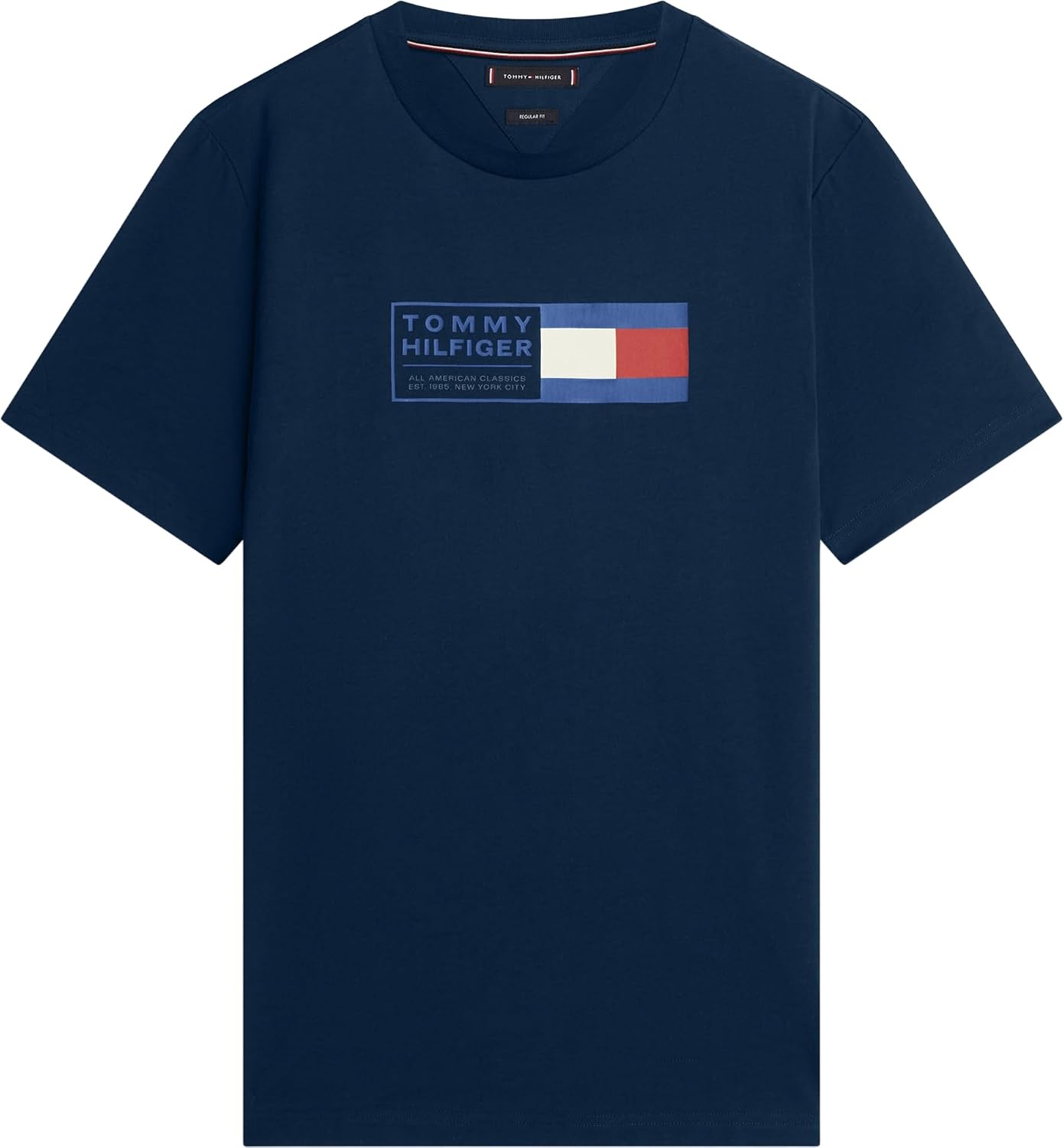 Detalle de Tommy Hilfiger T-Shirt Uomo Art MW0MW42366: basic casual con branding discreto