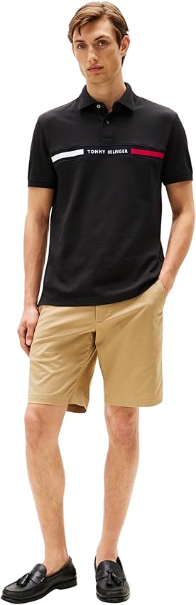 Thumbnail 3 de Tommy Hilfiger Polo negro XL algodón 96%