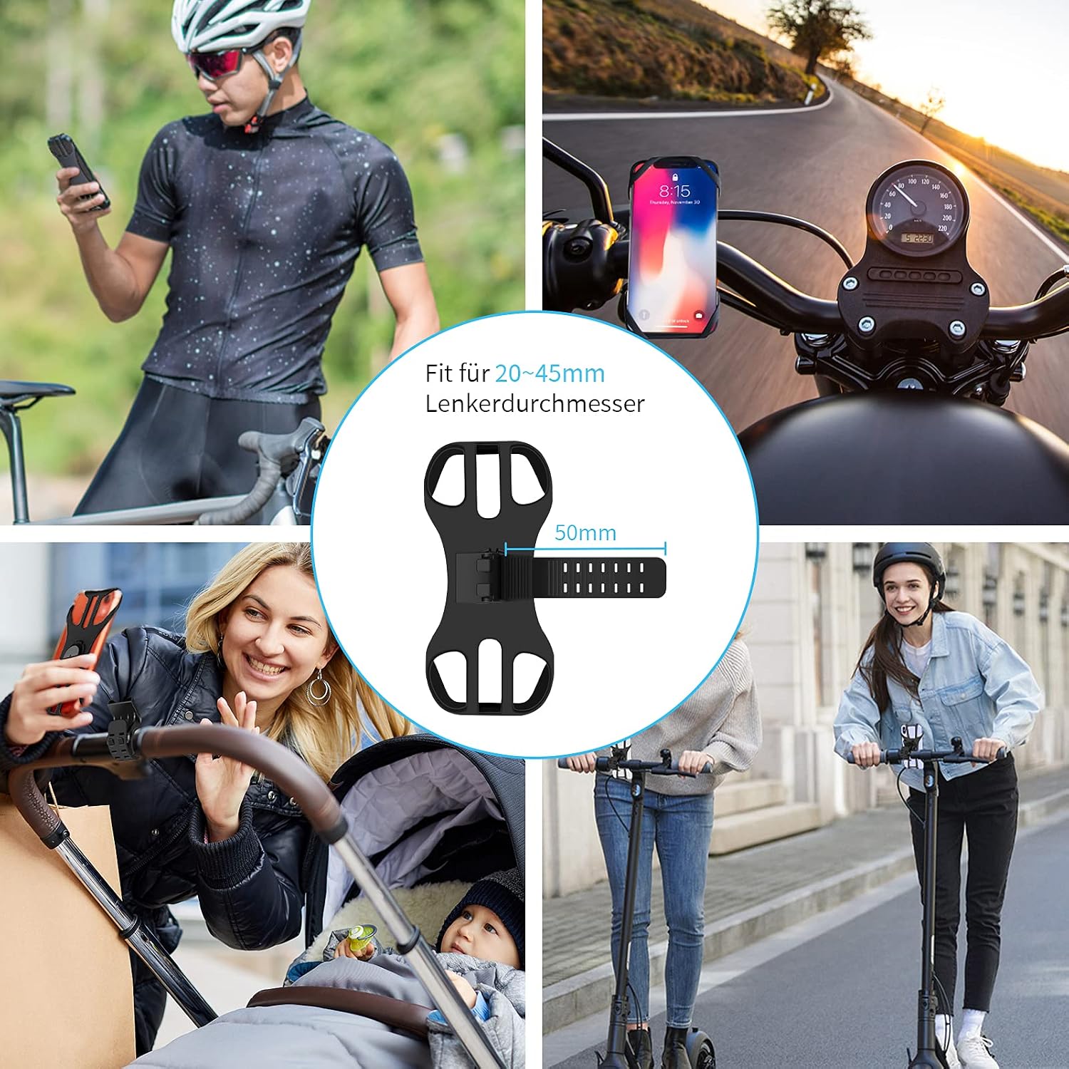 Thumbnail 6 de Deerfun Universal Handyhalterung Fahrrad 360°