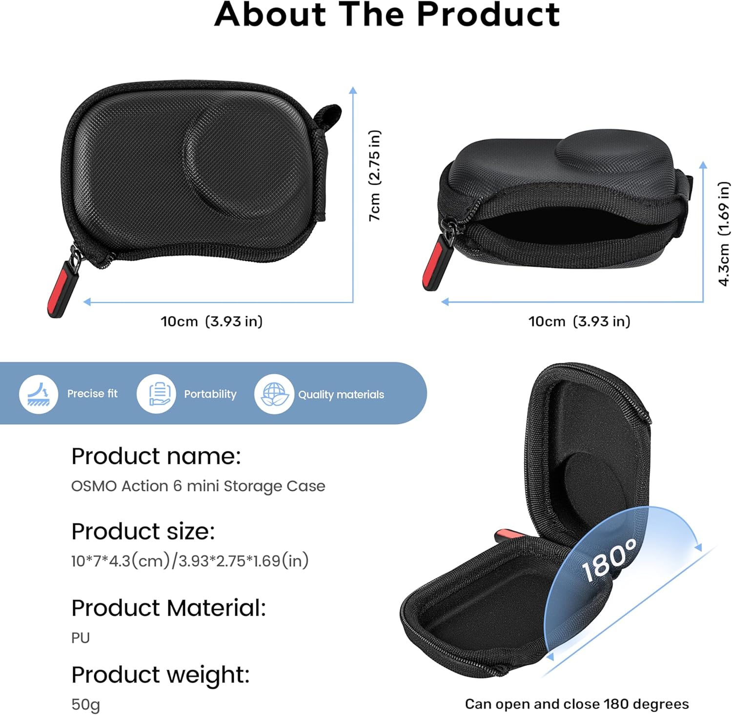 Thumbnail 6 de STARTRC PHOTO Mini Carry Case for DJI Osmo Action 6