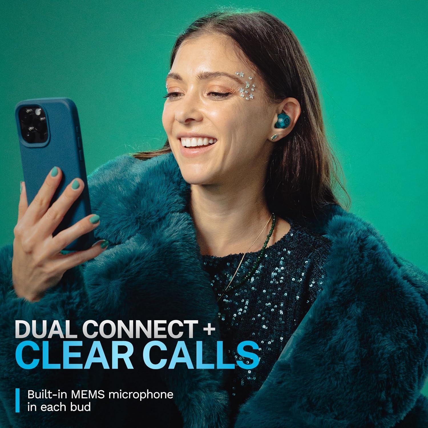 Thumbnail 4 de JLab Go Pop ANC True Wireless In-Ear Bluetooth Kopfhörer mit Multipoint & ANC