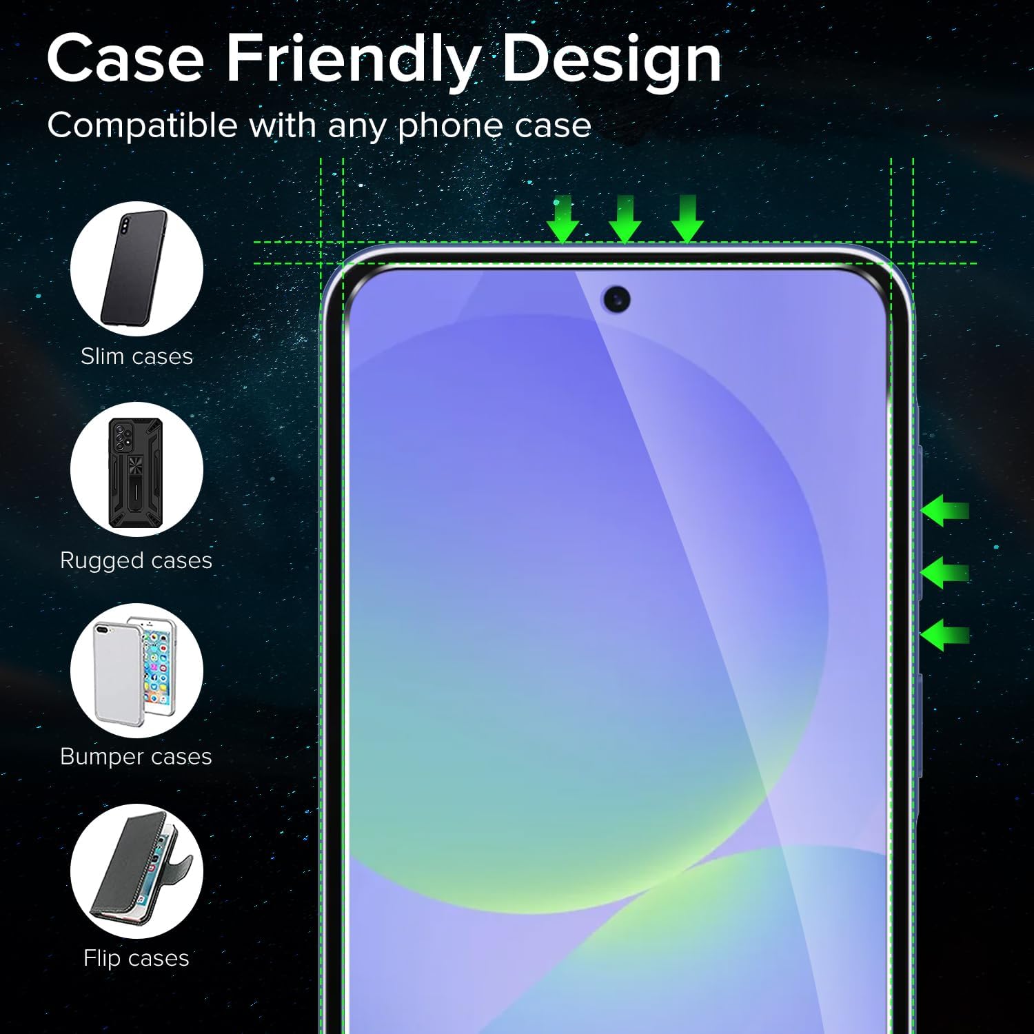 Detalle de ivoler Verre Trempé pour Samsung Galaxy A57 5G (2 pack) – 9H, anti-rayures, pose sans bulles