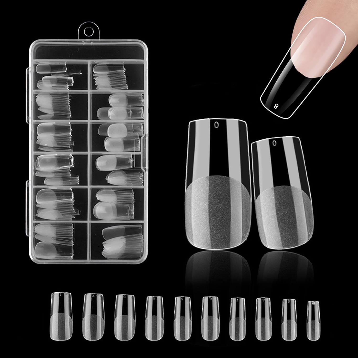 Thumbnail 6 de Eupneicu Kit Uñas postizas 600 piezas