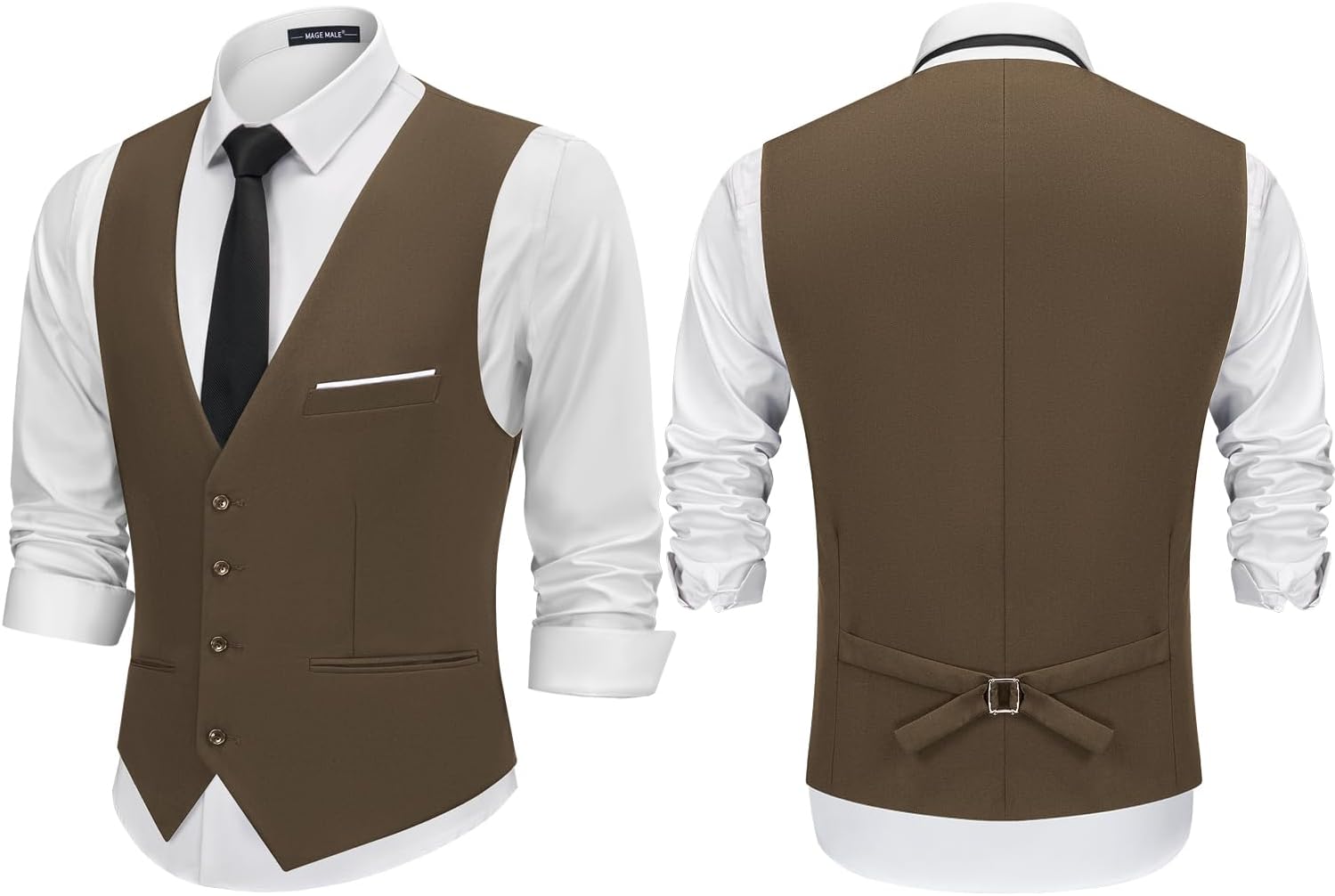 Detalle 1 de MAGE MALE Men's Suit Vest