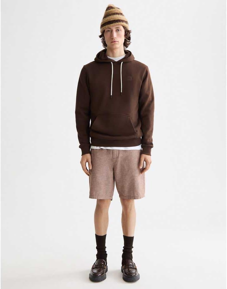 Detalle de Scotch & Soda Essential Badge Logo Hooded Sweatshirt Uomo