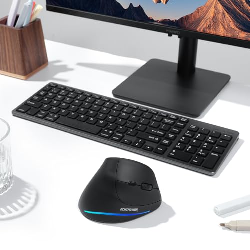 Thumbnail 7 de ECHTPower 2025 Update: Souris Ergonomique sans Fil — Silencieuse et Réglable jusqu’à 4800 DPI