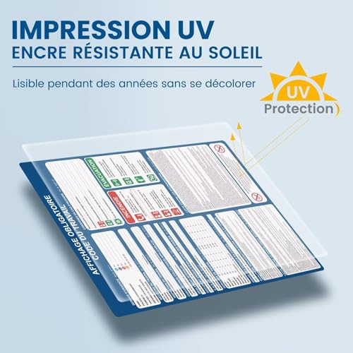 Thumbnail 2 de Panneau Code du Travail 2025 400x300mm ⚙️