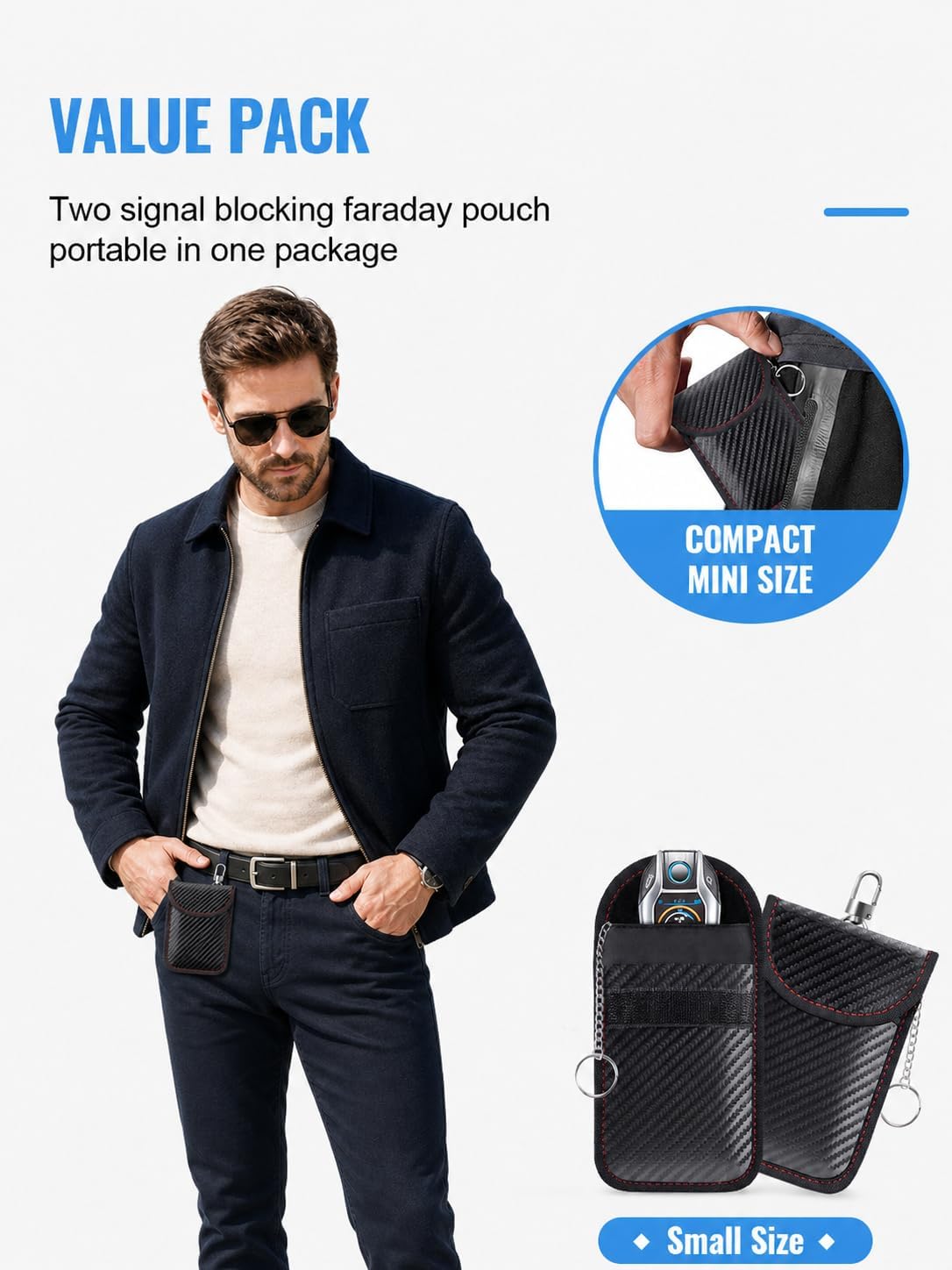 Thumbnail 5 de lanpard Faraday Pouch 2-pack 🔒