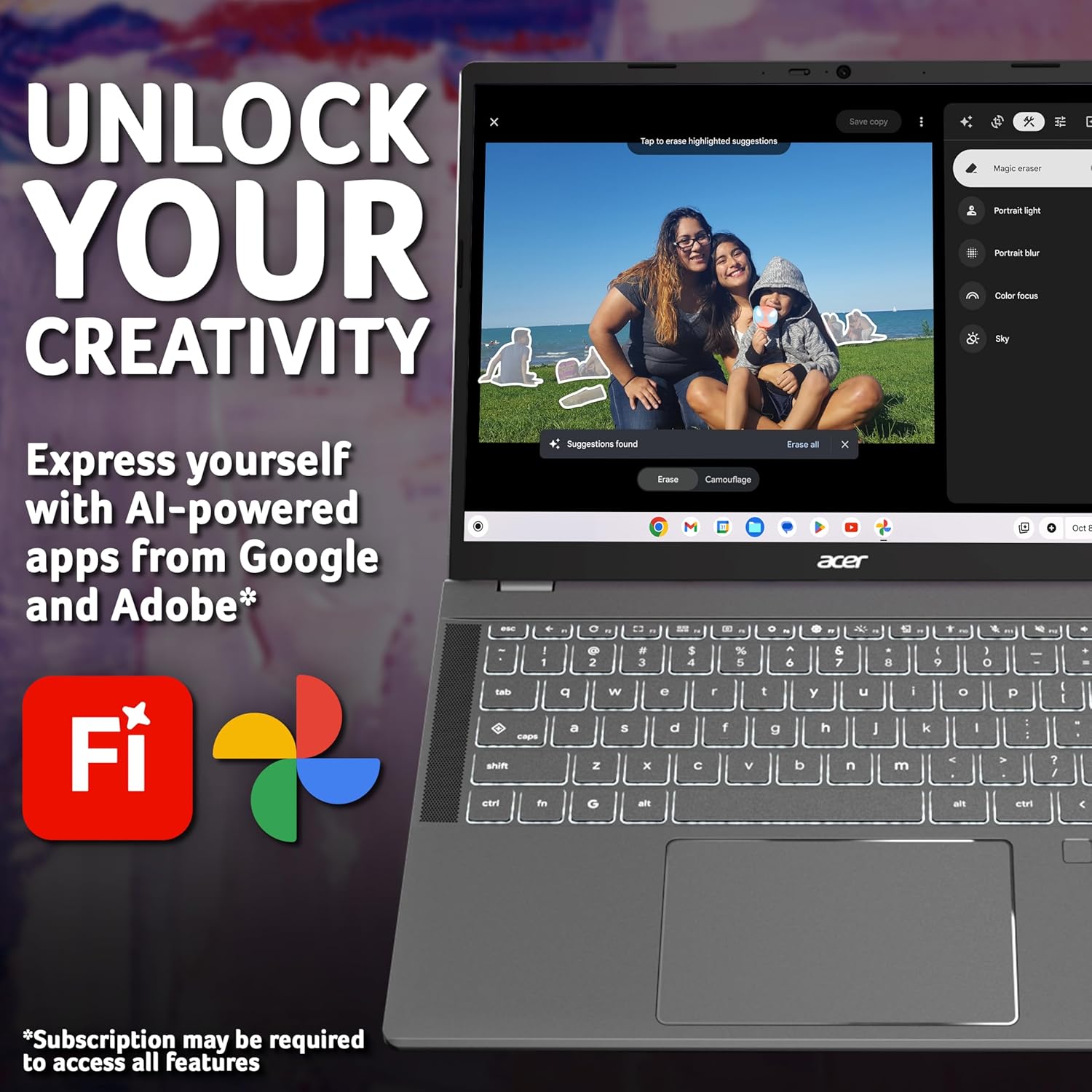 Thumbnail 6 de Acer Chromebook Plus 514 CB514-5H Laptop