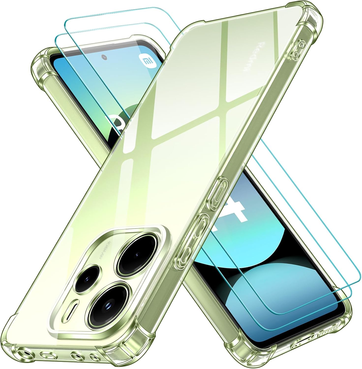 Detalle de ivoler Coque transparente en TPU pour Xiaomi Redmi Note 14 4G – Protection antichoc, sans ajouter d’épaisseur