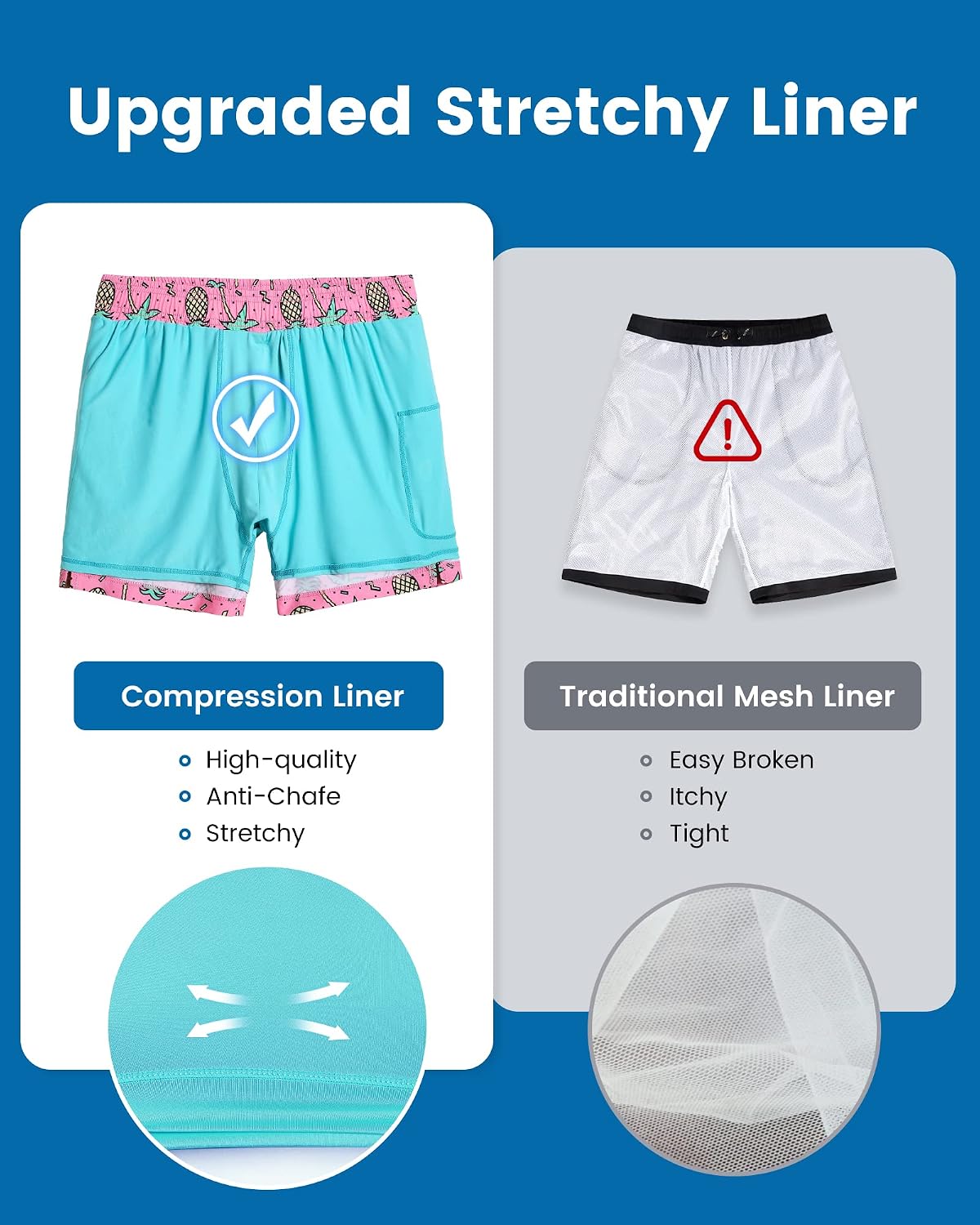 Detalle de maamgic Men's Swim Trunks, 5-Inch