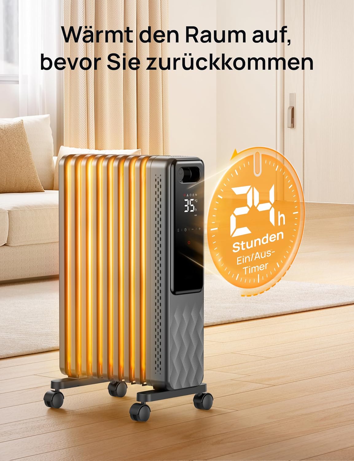 Thumbnail 6 de Dreo OH310 Ölradiator 2000W Heizkörper