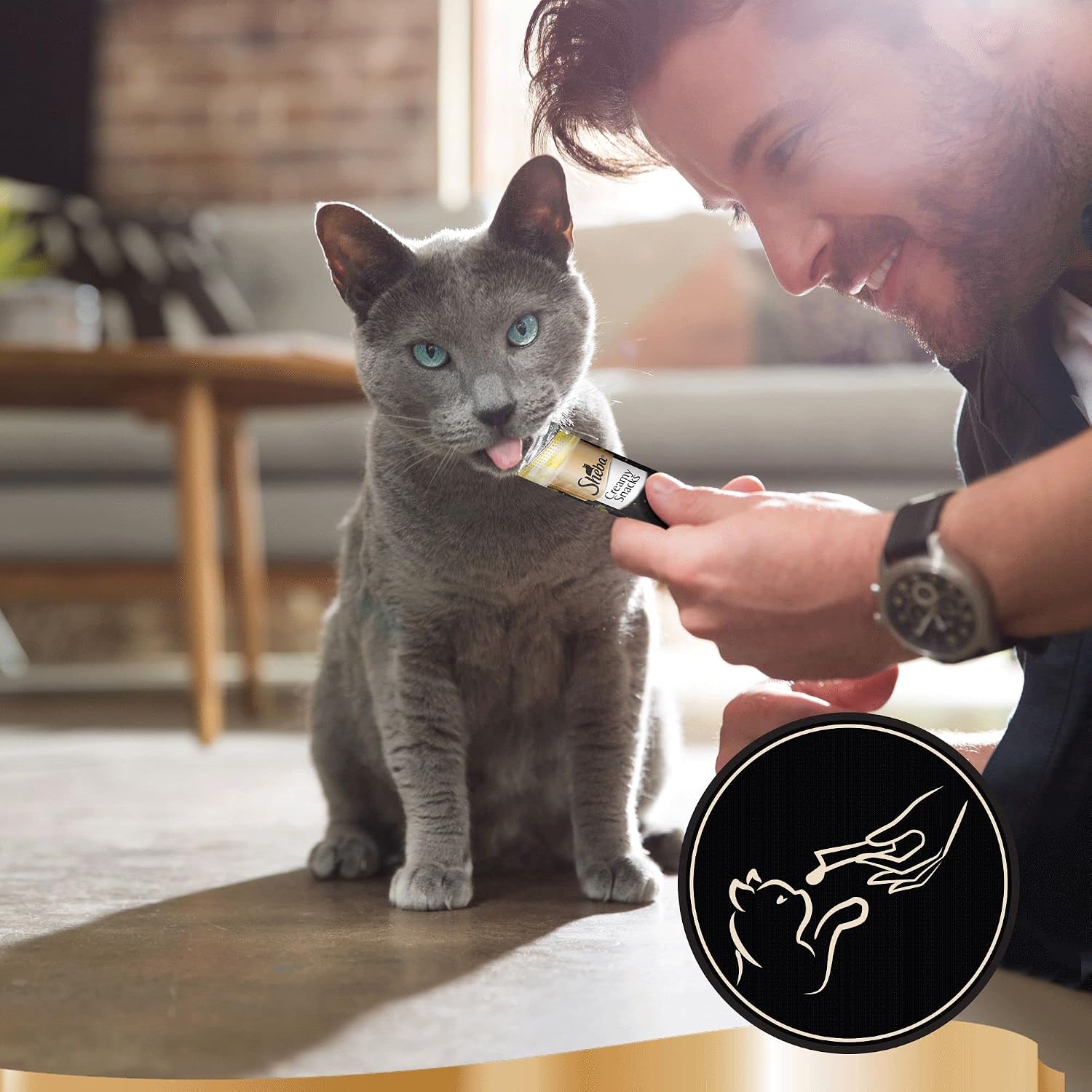 Thumbnail 6 de Sheba Creamy Snacks Friandises pour Chats – Snacks au Poulet, sachets fraîcheur 4 x 12g