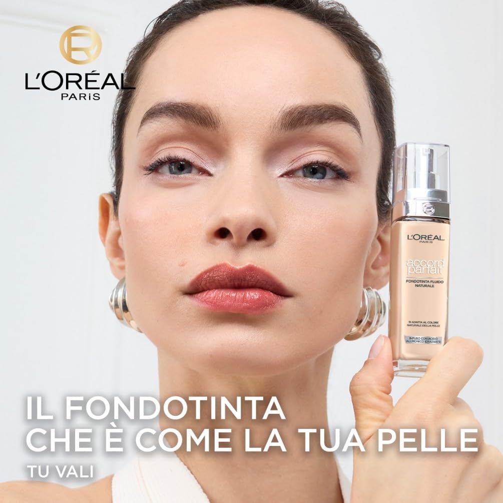 Thumbnail 1 de L'Oréal Paris Fondotinta Liquido Idratazione 24H – Accord Parfait 2R/C Rose Vanilla (30 ml)