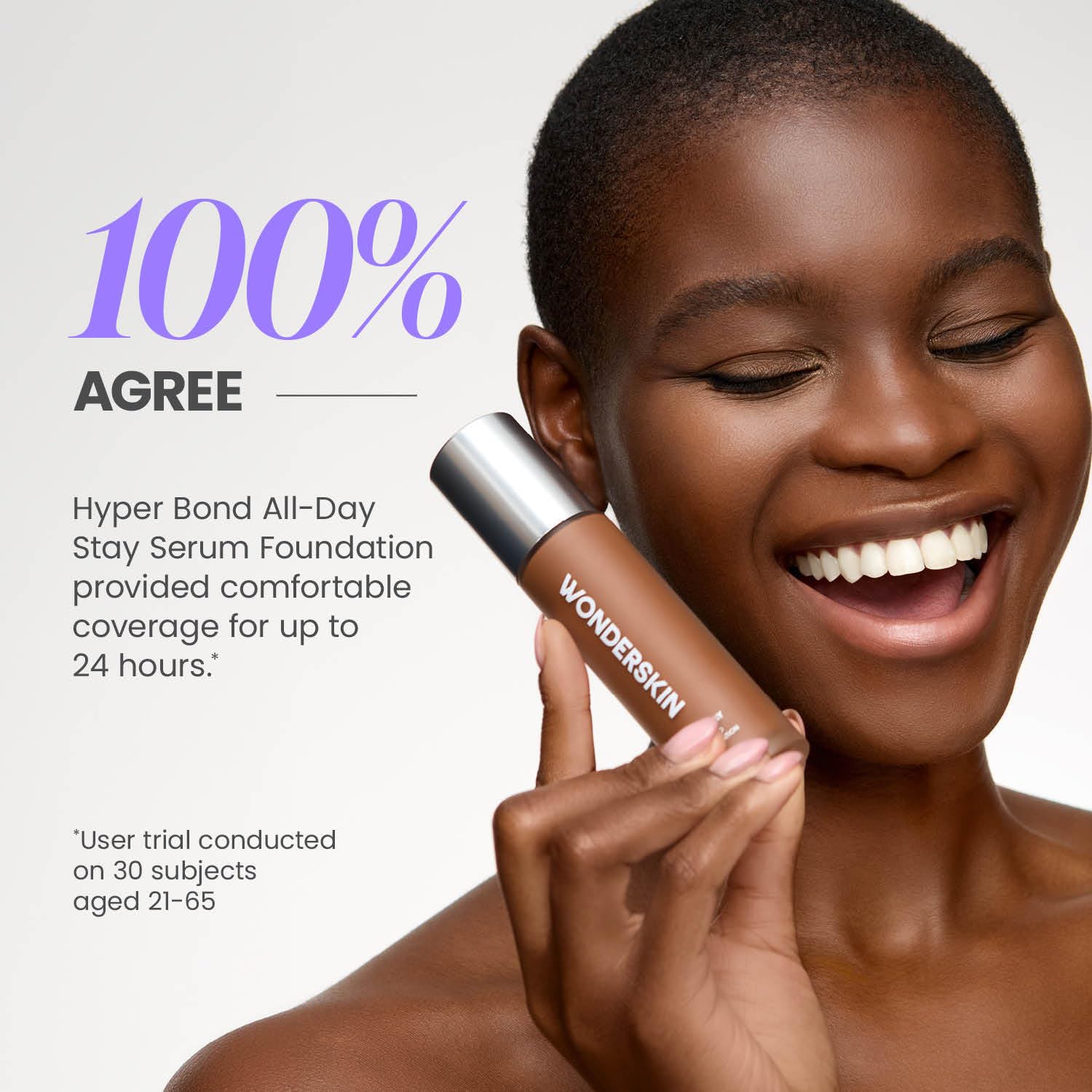 Detalle 2 de Wonderskin Hyper Bond Serum Foundation 24HR