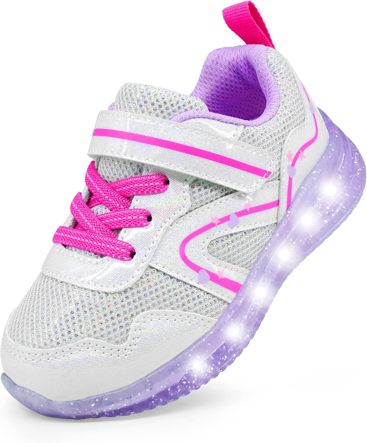 Thumbnail 6 de YESKIS Toddler Light Up Shoes: Breathable Mesh, Easy-On Strap, and Non-Slip Safety