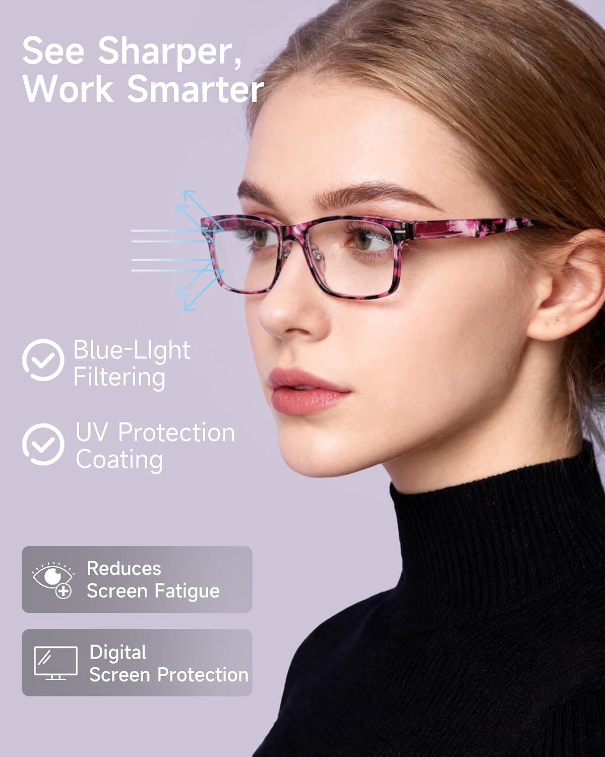 Detalle de JOLISU Reading Glasses, Resin