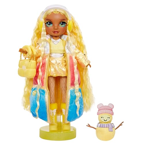 Thumbnail 6 de RAINBOW HIGH Winter Wonderland Doll Yellow 🪆