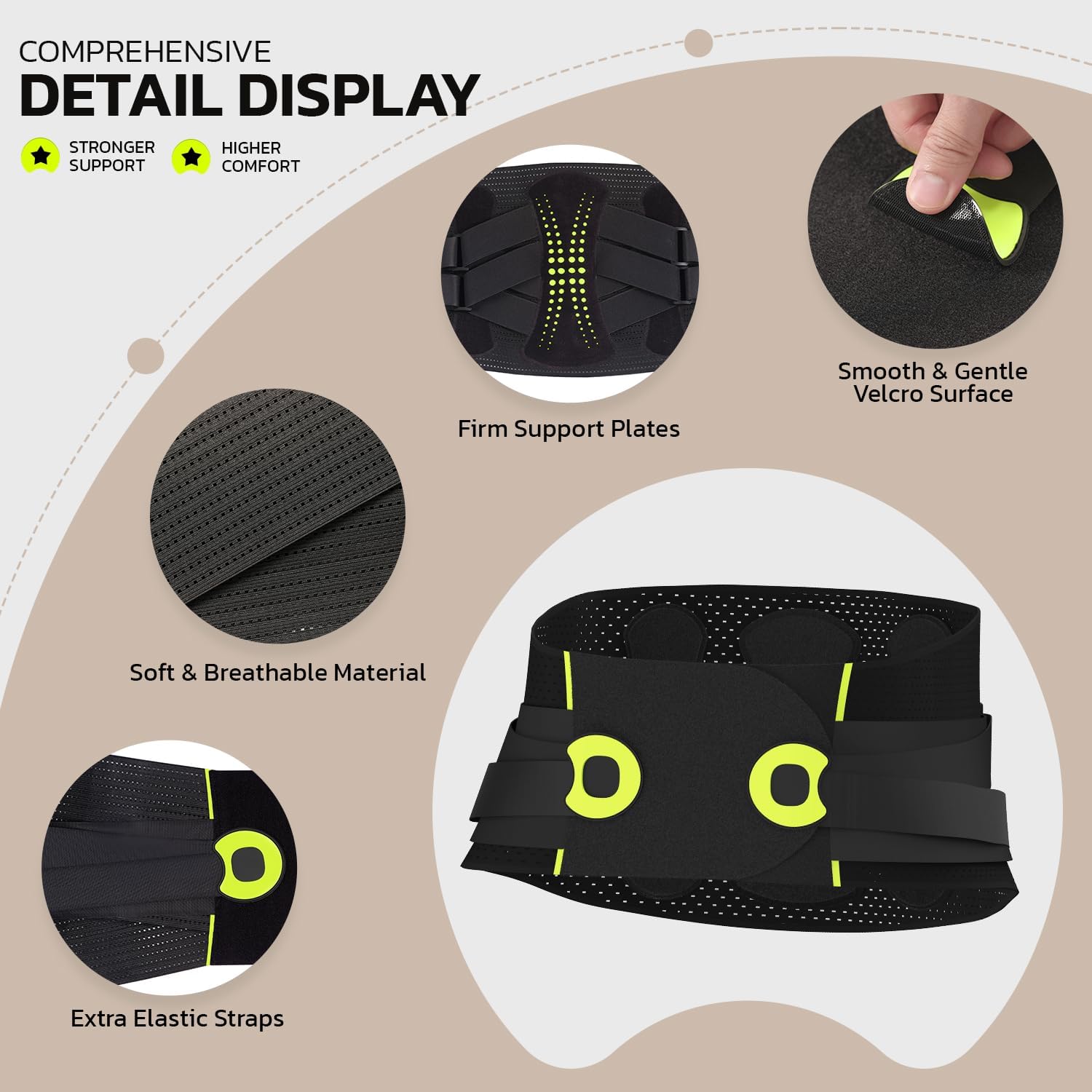 Thumbnail 4 de aoFIT Back Brace S — lumbar support belt for pain relief 🩺