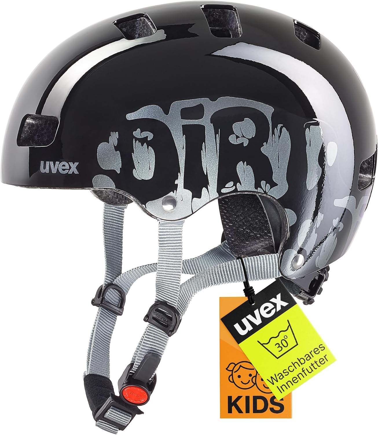 Detalle de uvex Kid 3 robuster Fahrradhelm ⛑